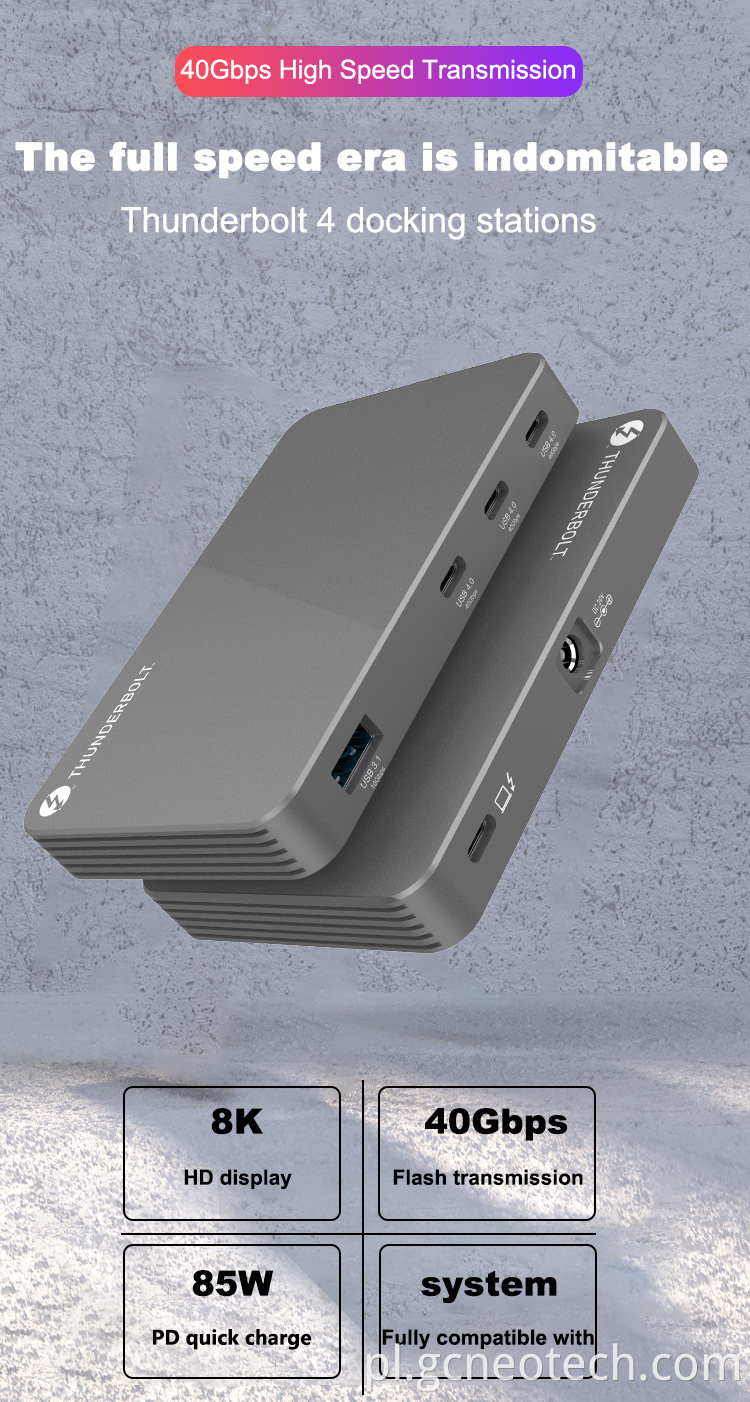 Thunderbolt 4 Dock USB C Station Thunderbolt 4 Dock USB C Docking Station